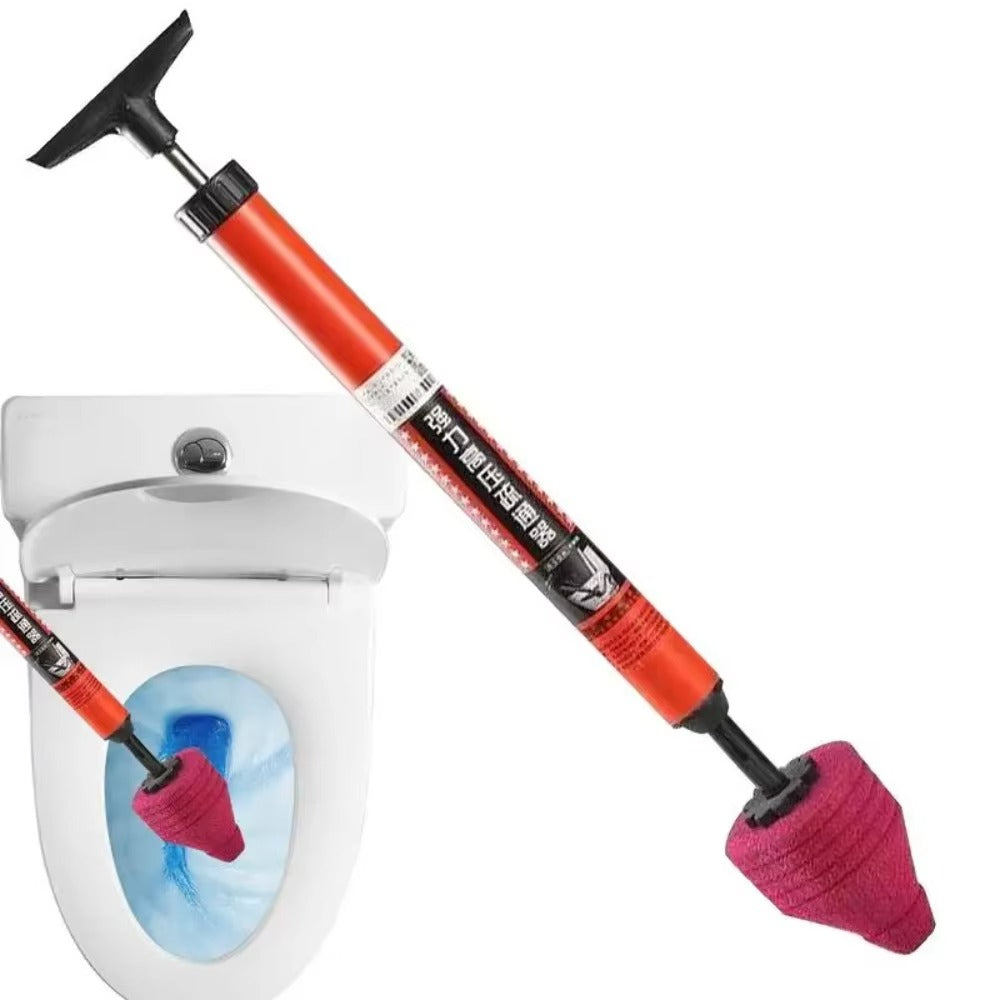 High Pressure Toilet Plunger – Powerful Drain Clog Remover with Ergonomic Handle.