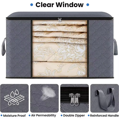 Clothes Storage Bag Large Capacity  Bags Storage Containers for Organizing Bedroom Closet Clothing