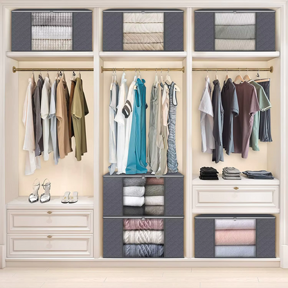 Clothes Storage Bag Large Capacity  Bags Storage Containers for Organizing Bedroom Closet Clothing