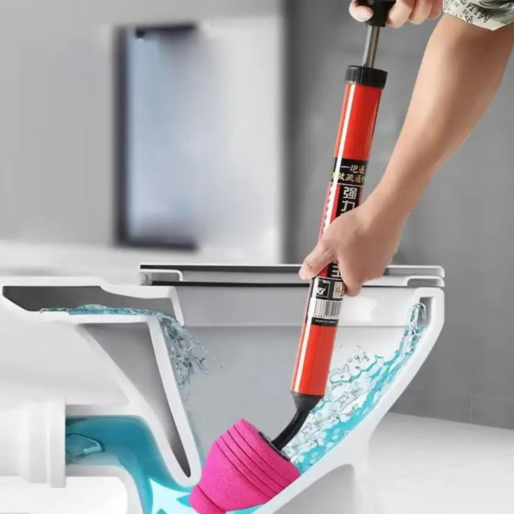 High Pressure Toilet Plunger – Powerful Drain Clog Remover with Ergonomic Handle.