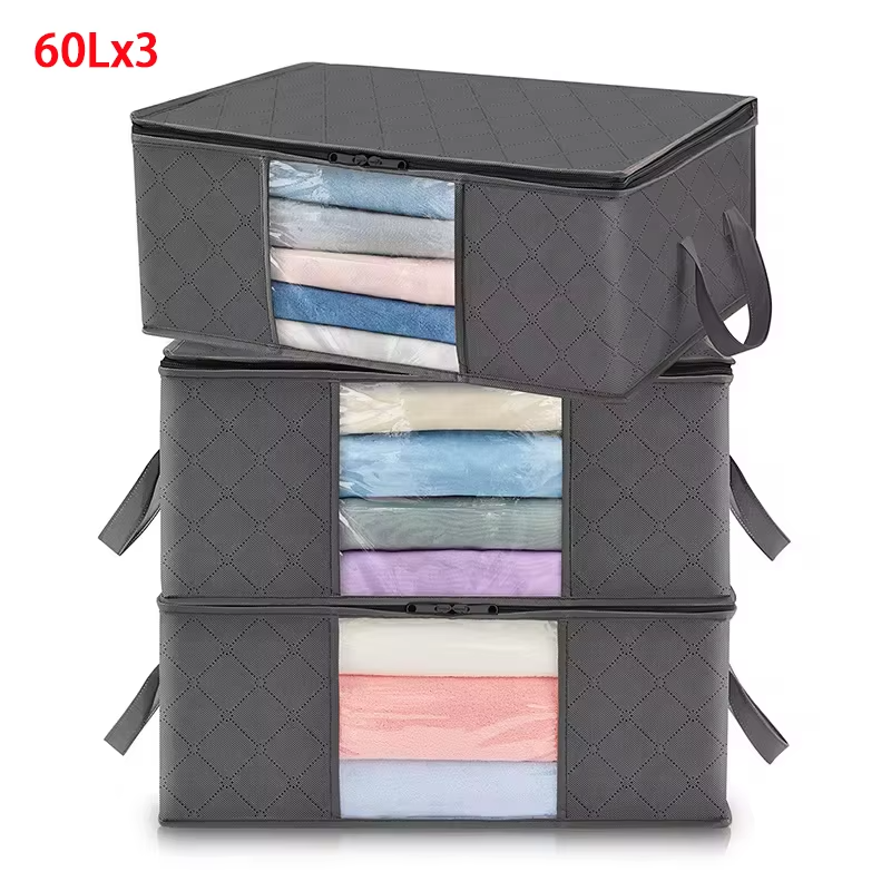 Clothes Storage Bag Large Capacity  Bags Storage Containers for Organizing Bedroom Closet Clothing