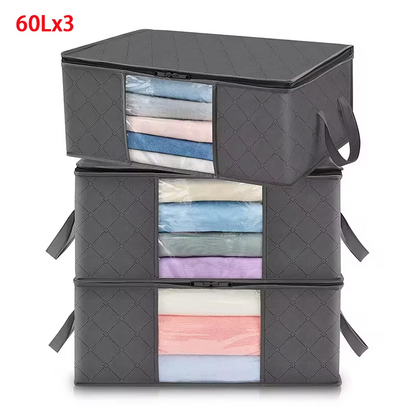 Clothes Storage Bag Large Capacity  Bags Storage Containers for Organizing Bedroom Closet Clothing