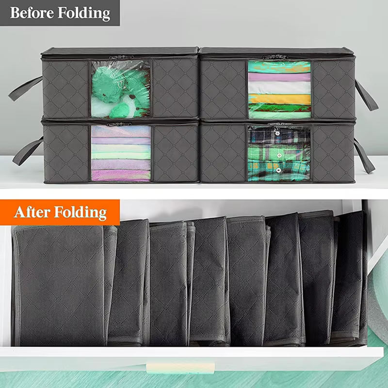 Clothes Storage Bag Large Capacity  Bags Storage Containers for Organizing Bedroom Closet Clothing