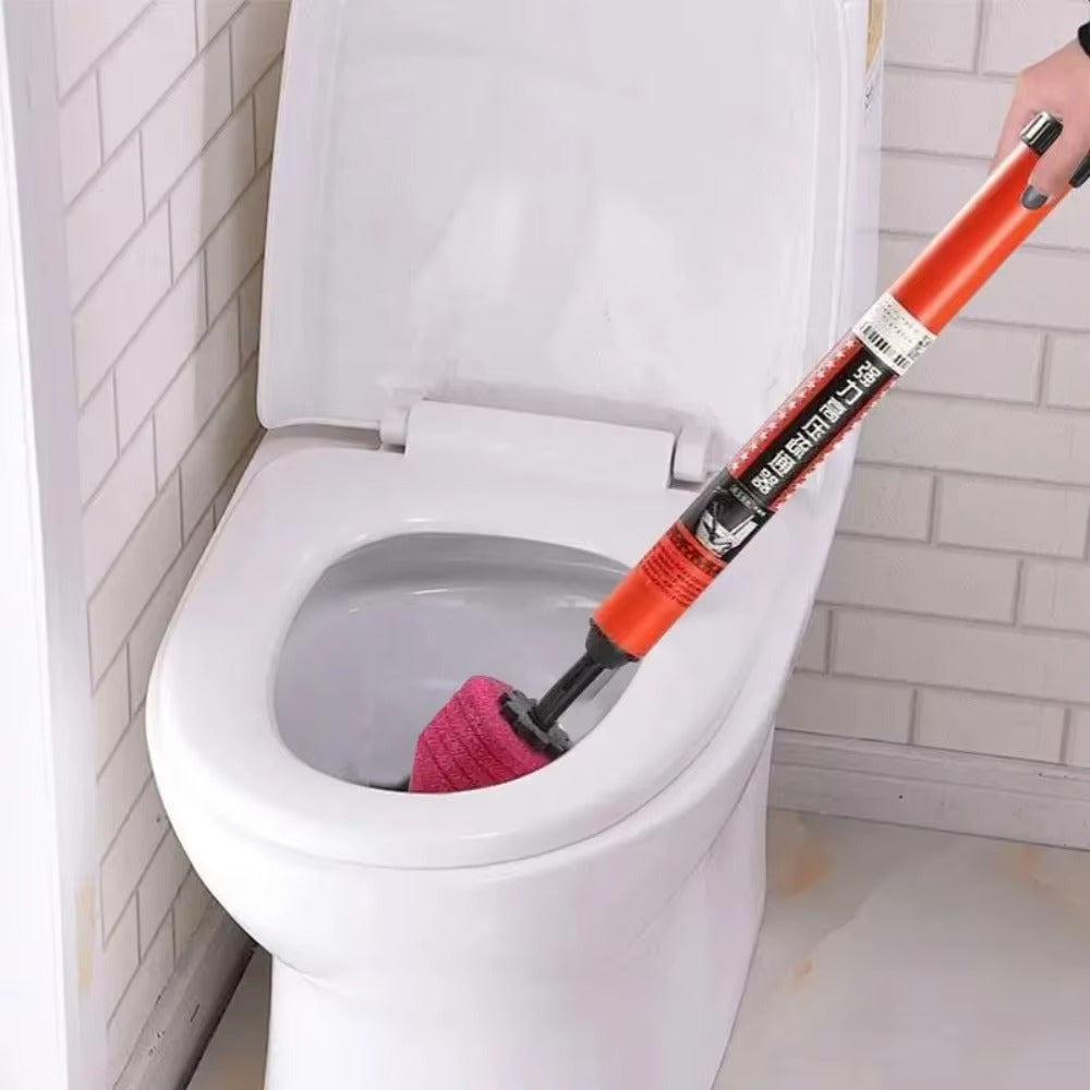 High Pressure Toilet Plunger – Powerful Drain Clog Remover with Ergonomic Handle.