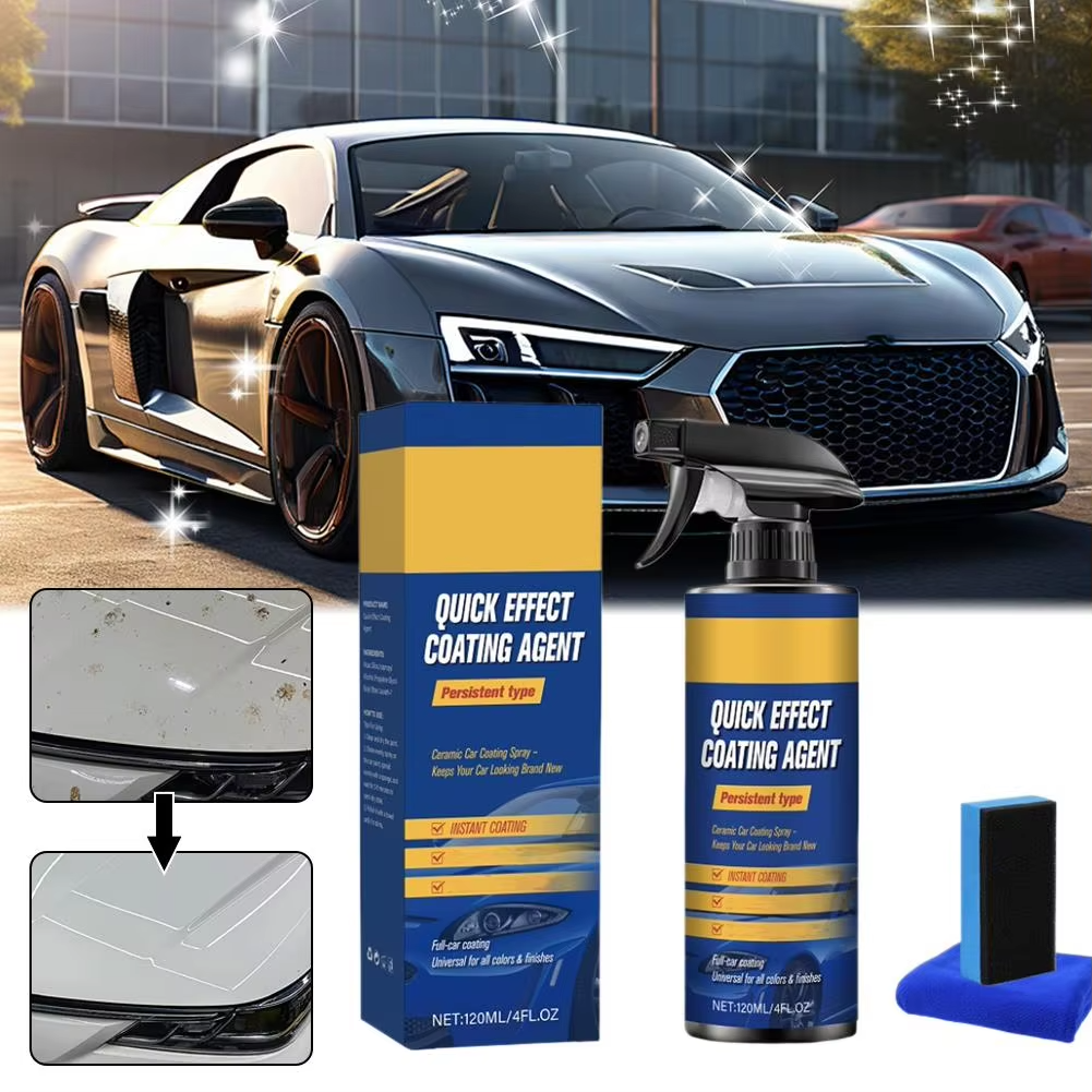 Car Polish Coating Spray – Quick Scratch Repair & Paint Protection for All Cars.